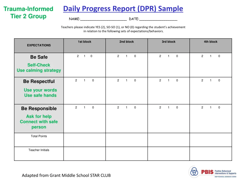 daily progress report dpr sample 1