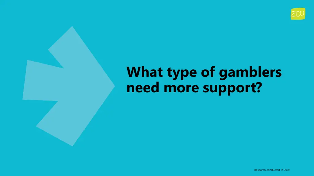 what type of gamblers need more support