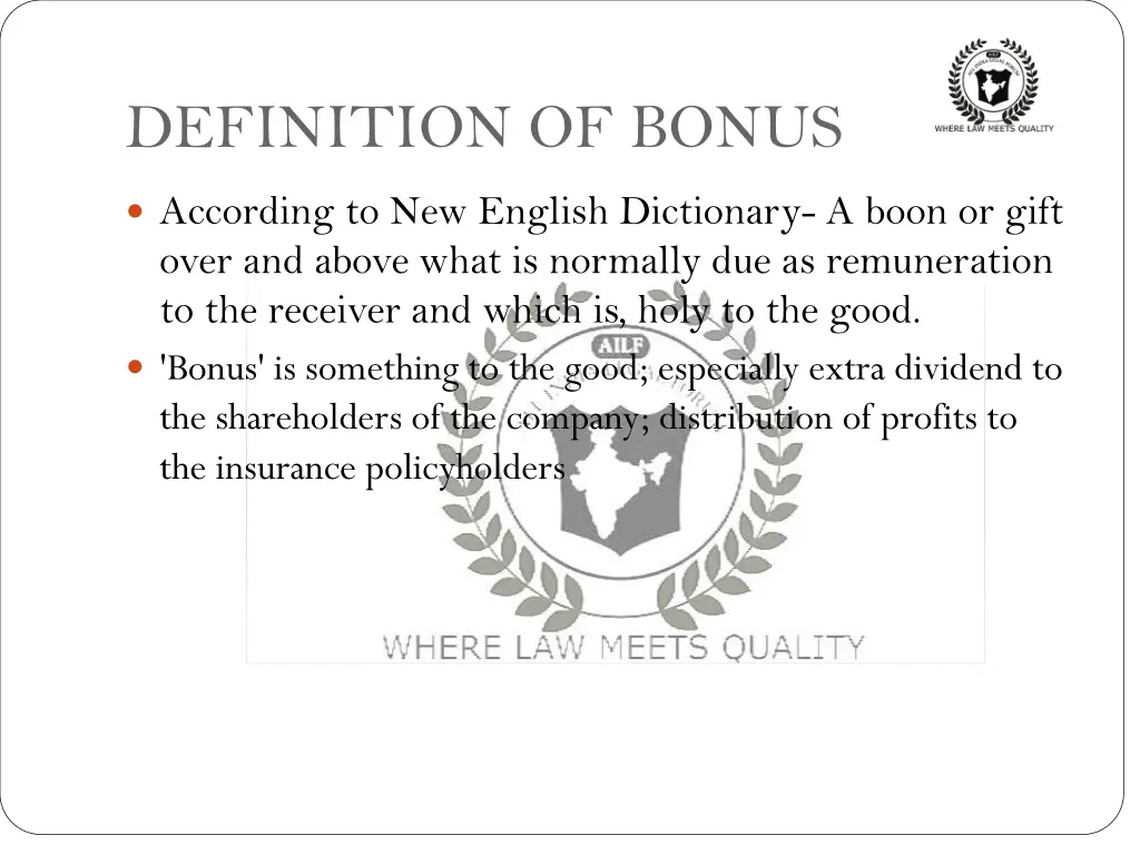 definition of bonus