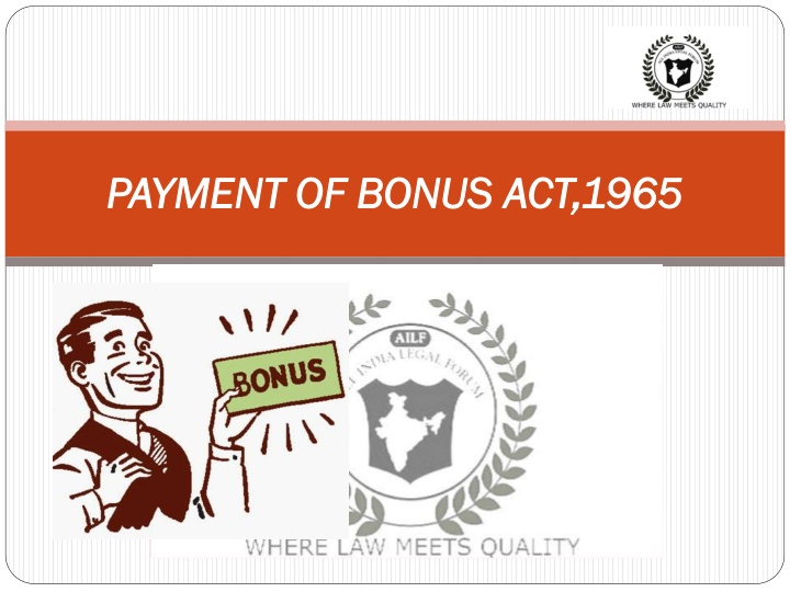 payment of bonus act 1965 payment of bonus