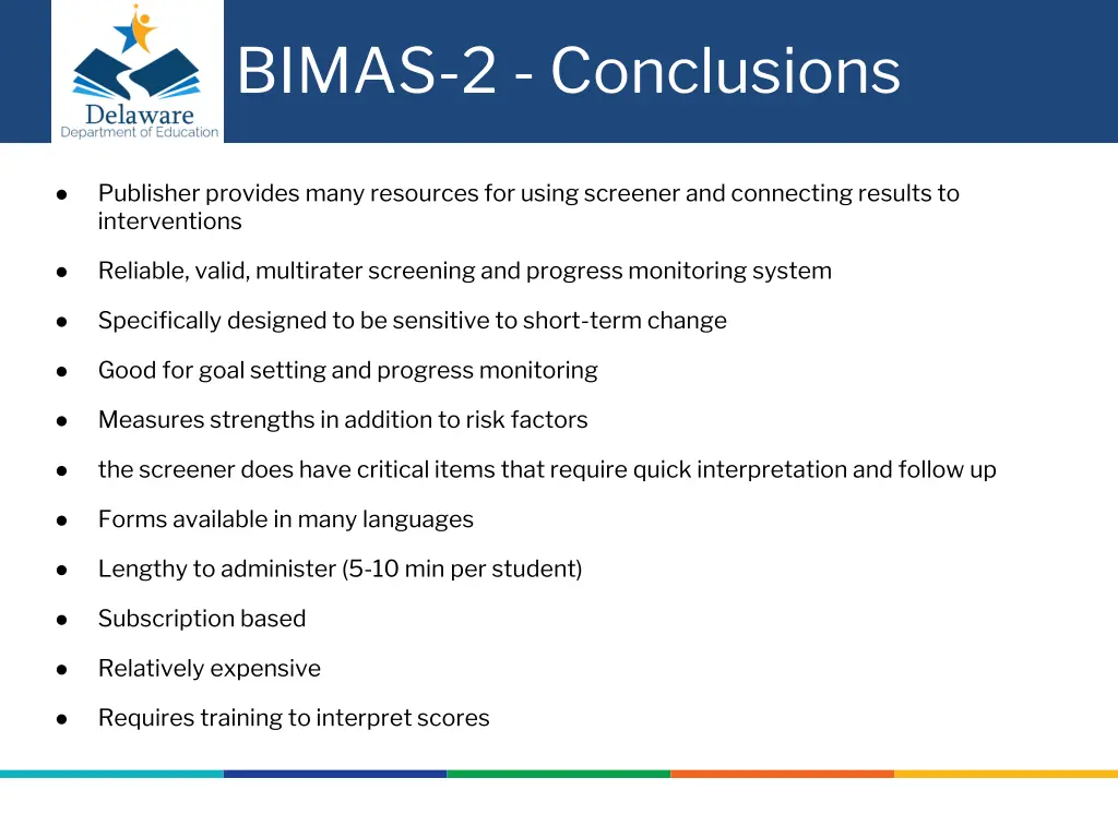 bimas 2 conclusions