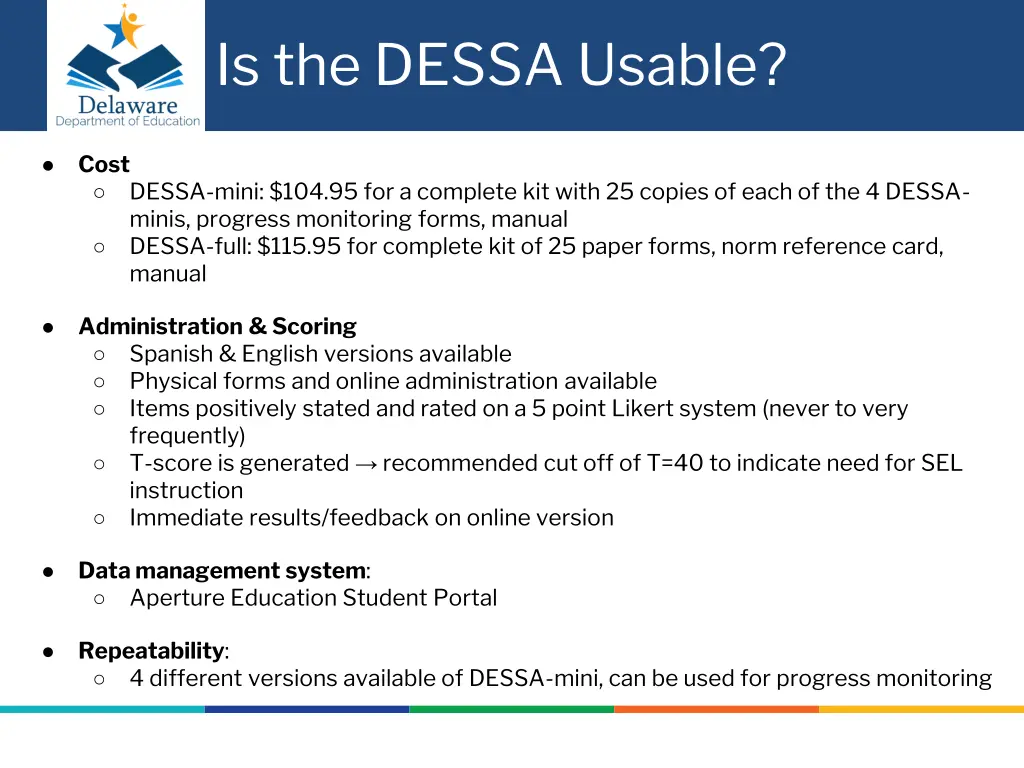 is the dessa usable