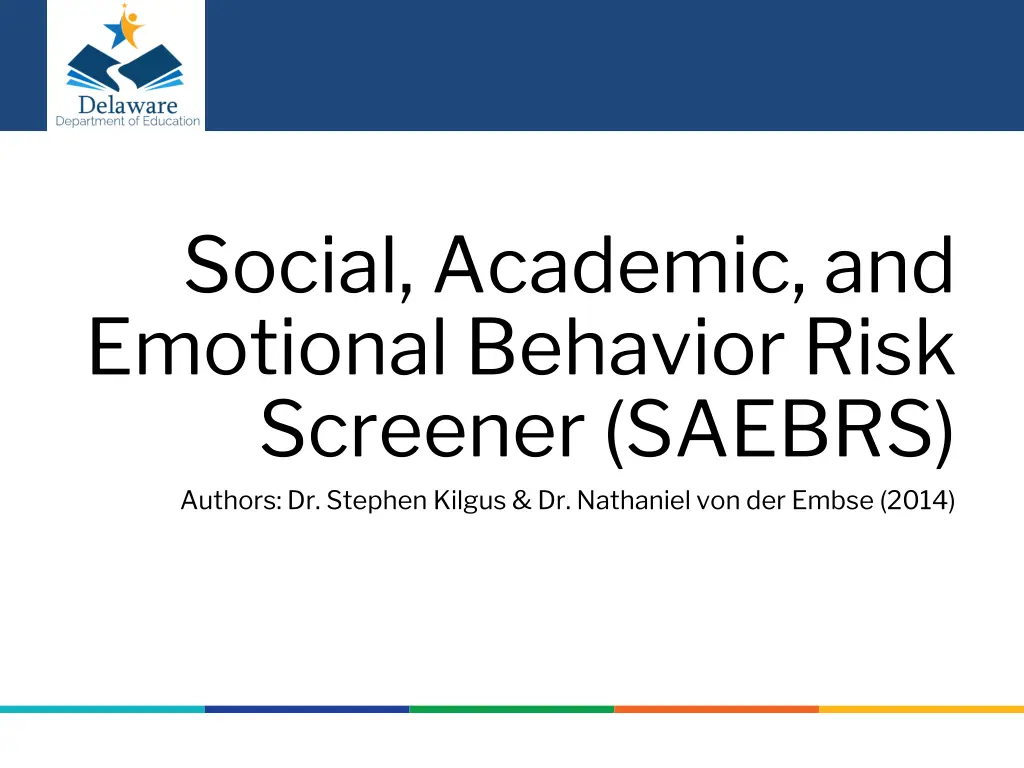 social academic and emotional behavior risk