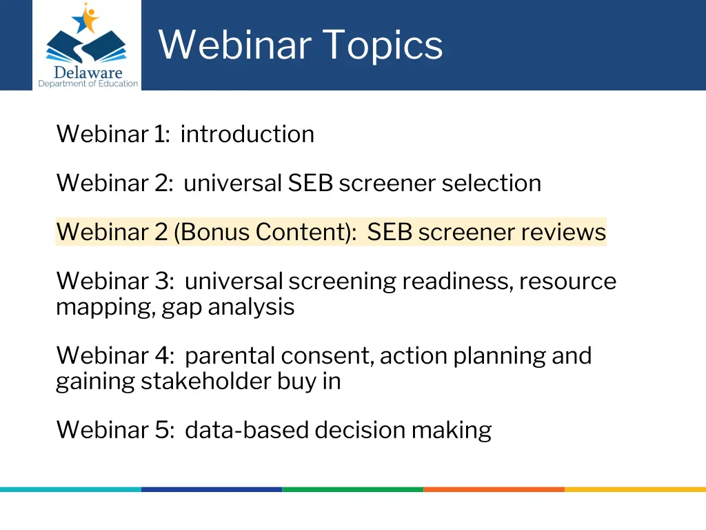 webinar topics