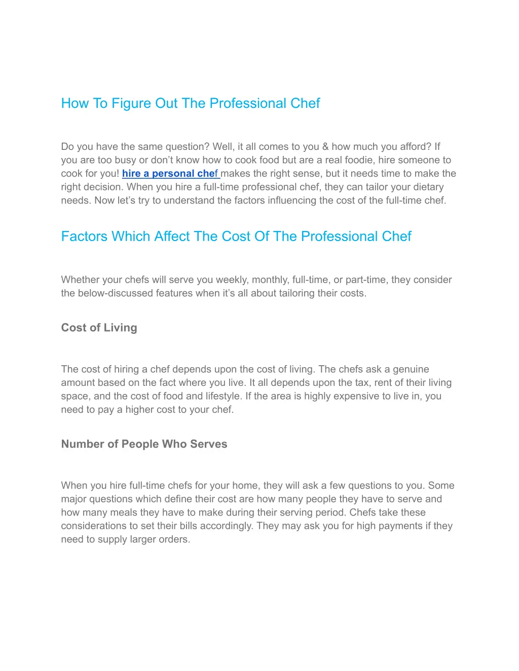 how to figure out the professional chef