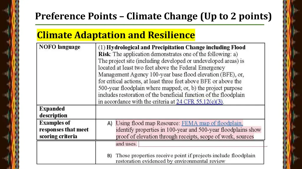 preference points climate change up to 2 points 11