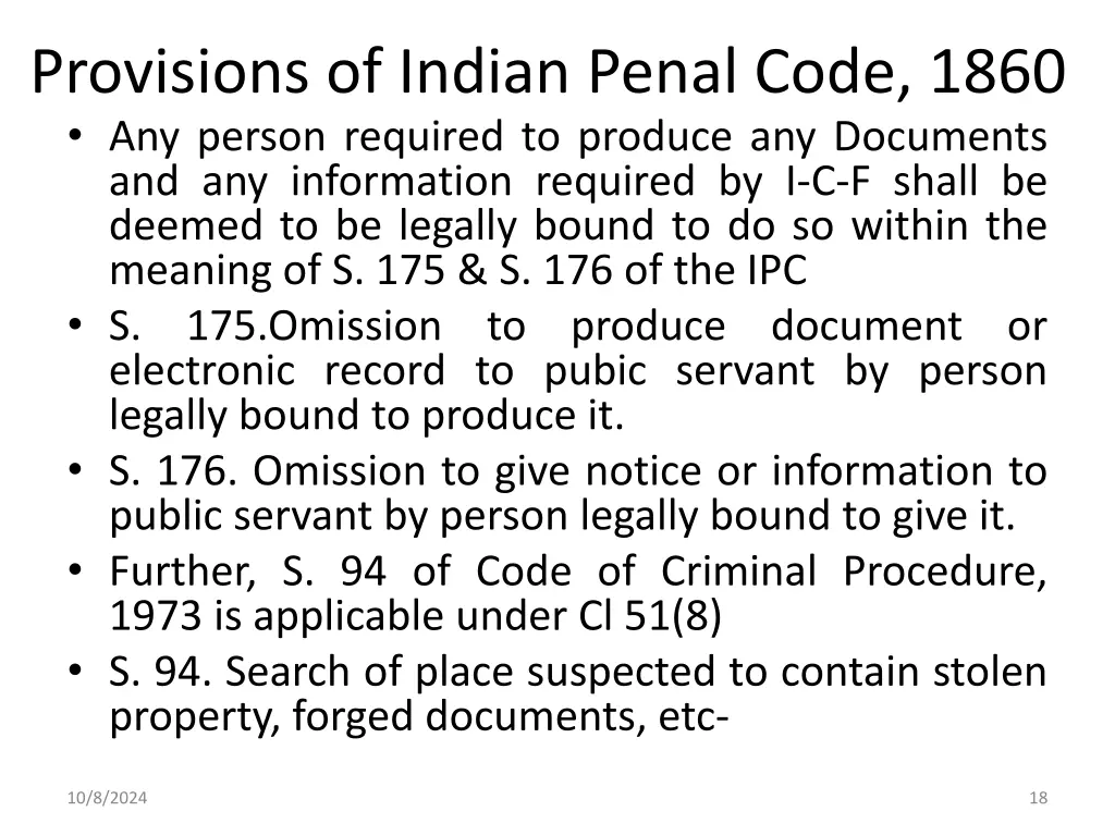 provisions of indian penal code 1860 any person