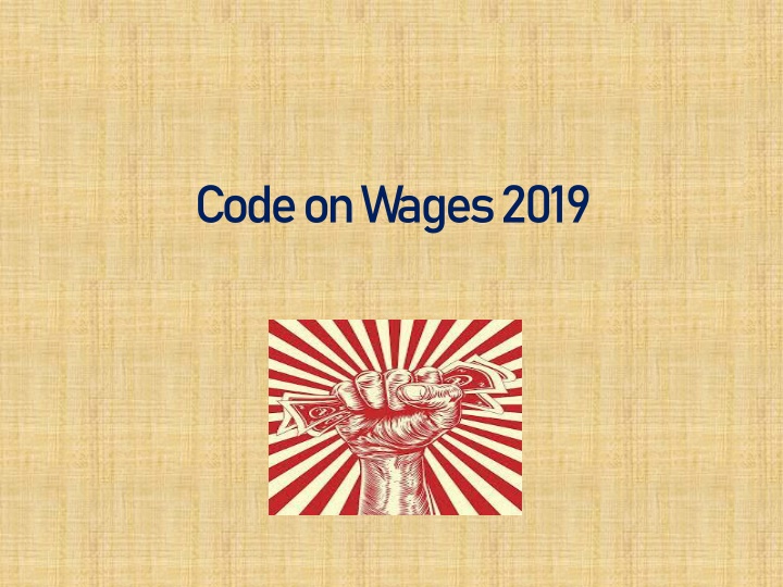 code on wages 2019