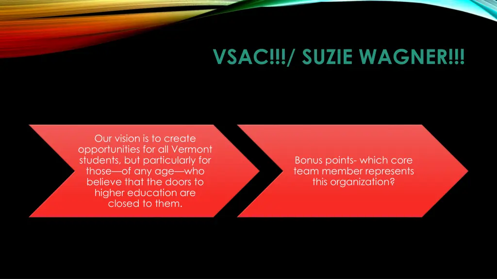 vsac suzie wagner