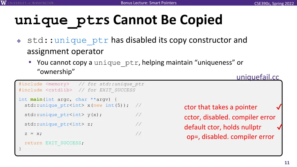 bonus lecture smart pointers 10