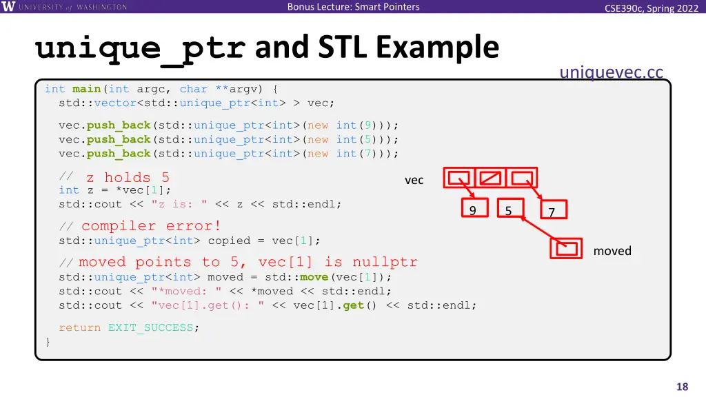 bonus lecture smart pointers 17