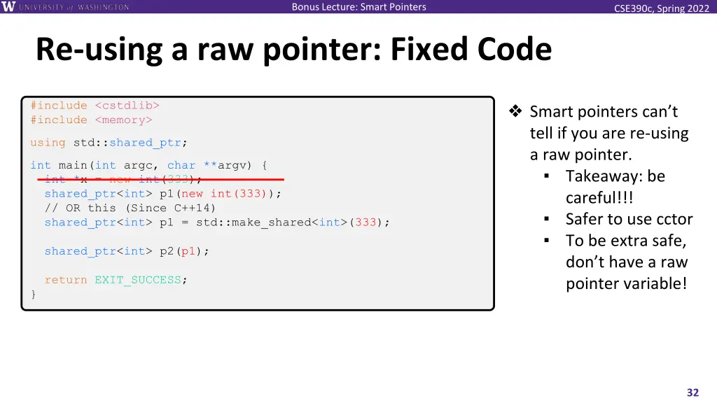 bonus lecture smart pointers 31
