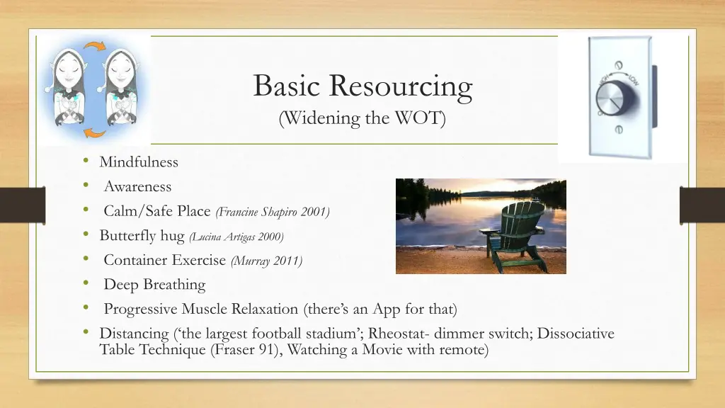 basic resourcing widening the wot