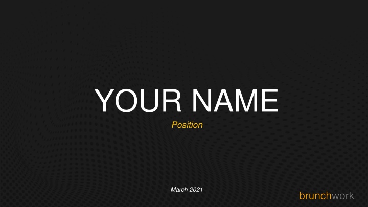 your name position