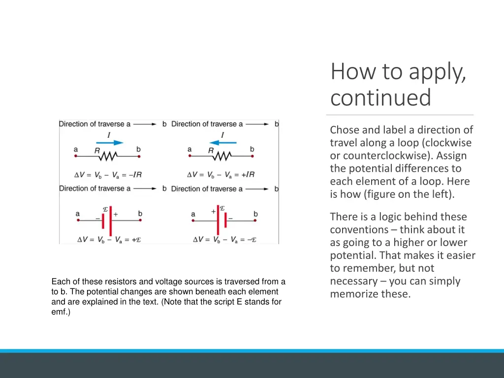 how to apply continued