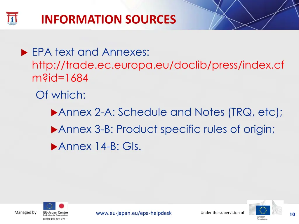 information sources