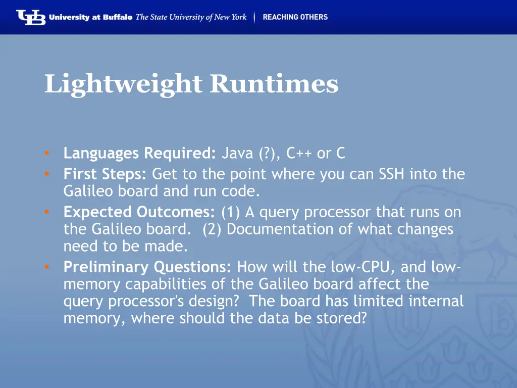 lightweight runtimes 1