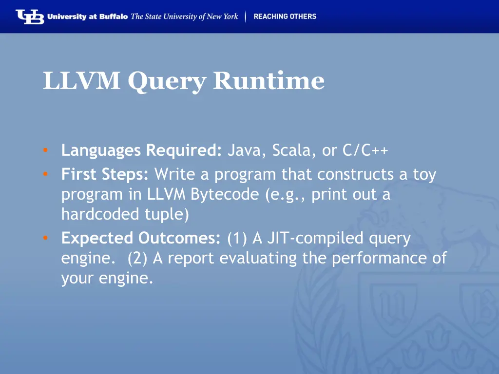 llvm query runtime 1