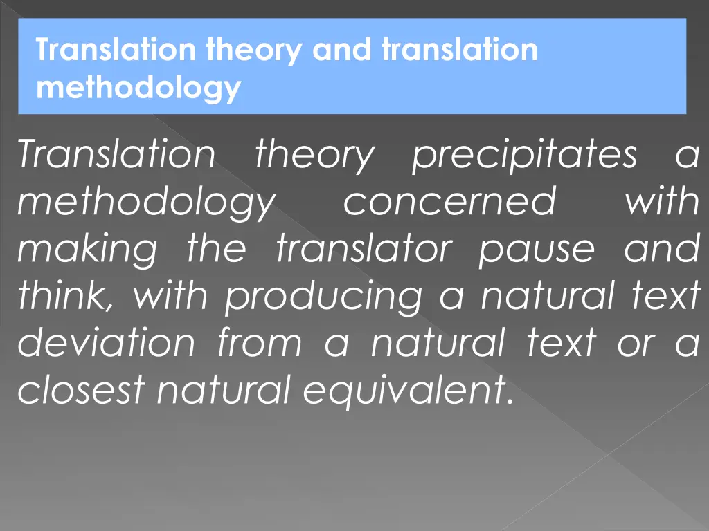 translation theory and translation methodology 2