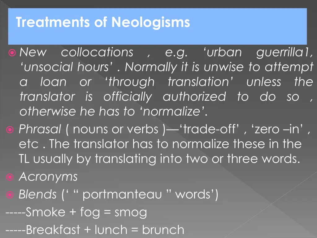 treatments of neologisms 3