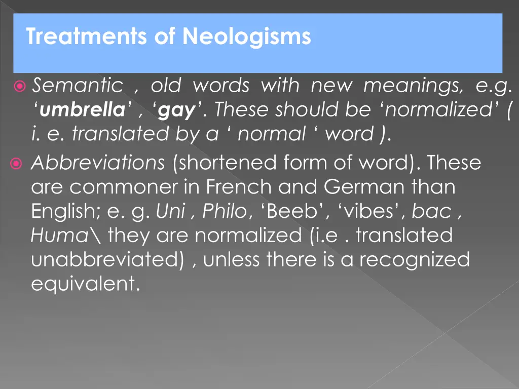 treatments of neologisms 4