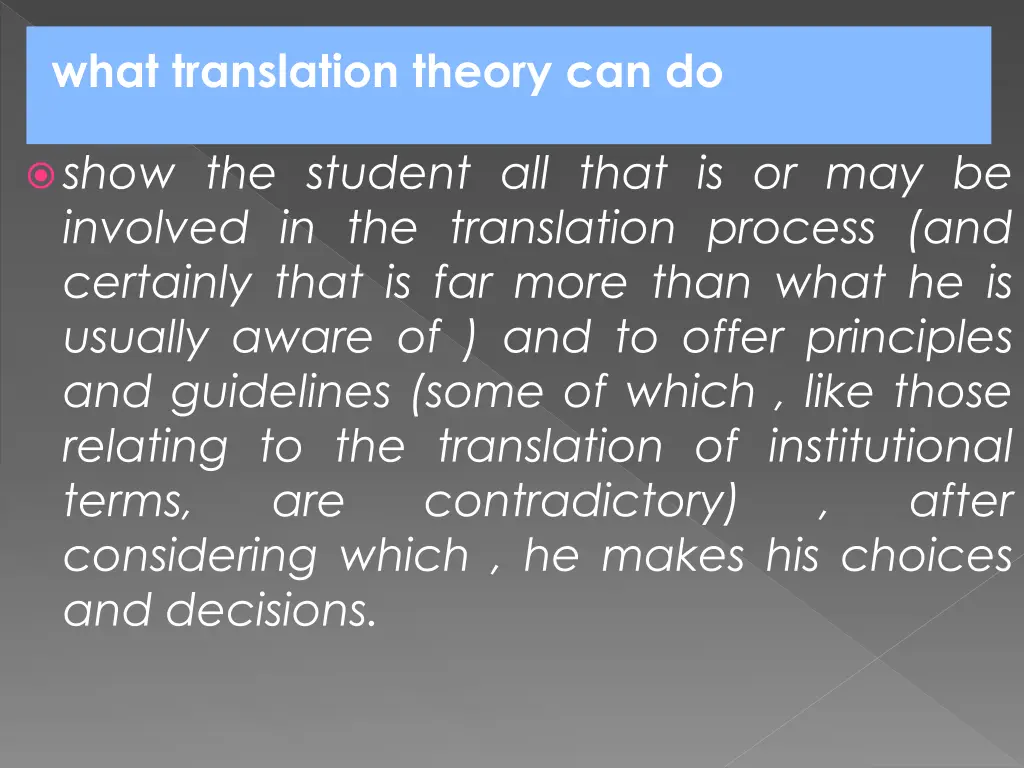 what translation theory can do