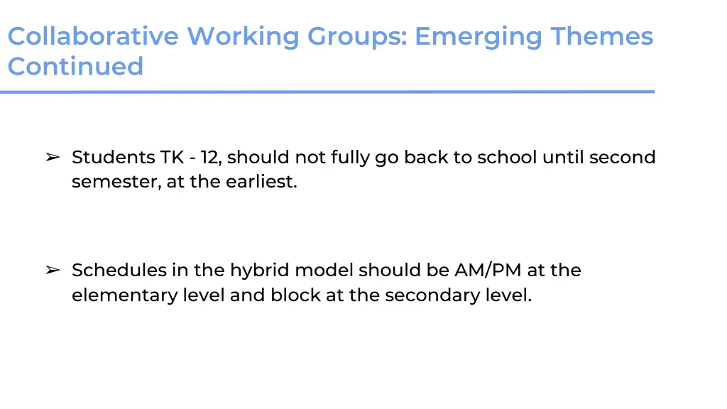 collaborative working groups emerging themes 2