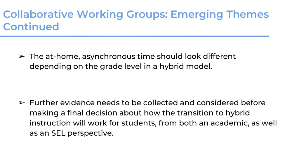 collaborative working groups emerging themes 3