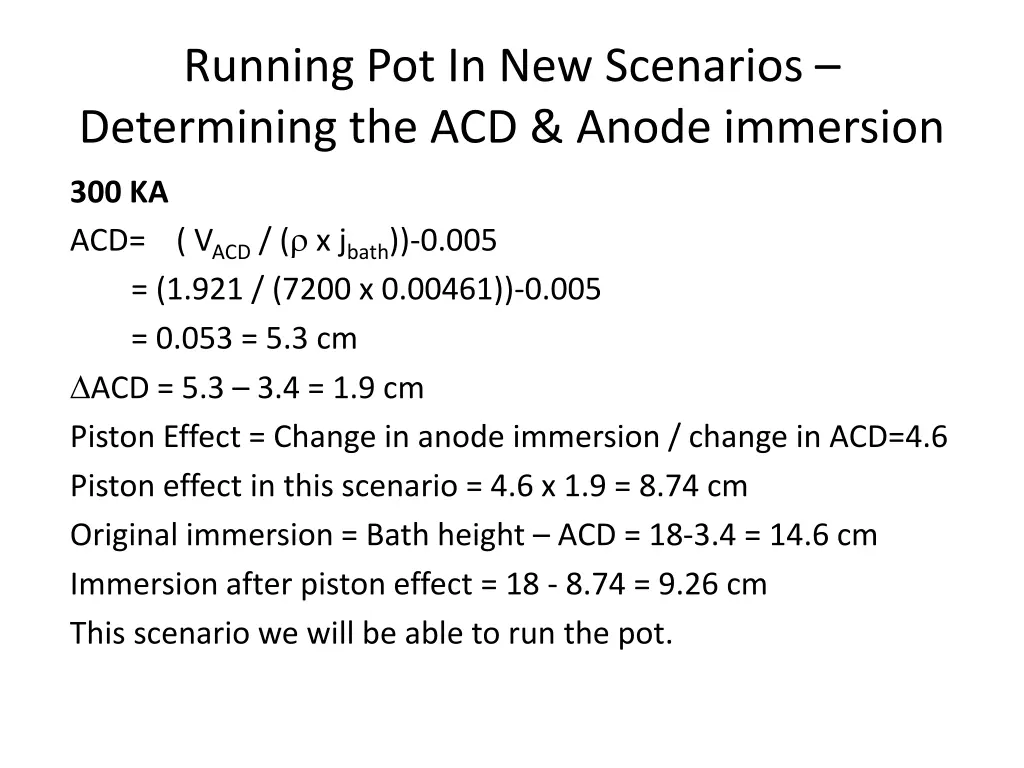 running pot in new scenarios determining 2