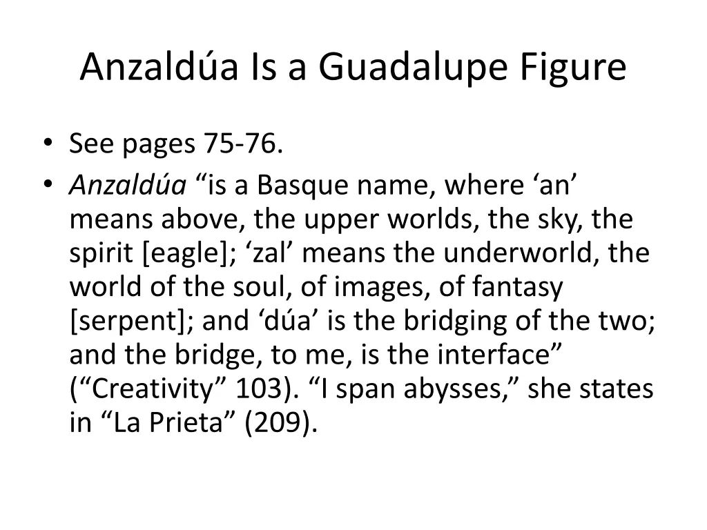 anzald a is a guadalupe figure