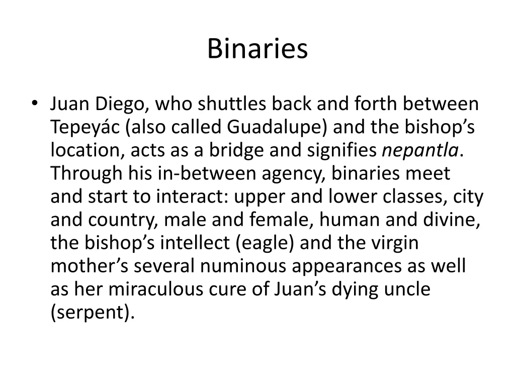 binaries