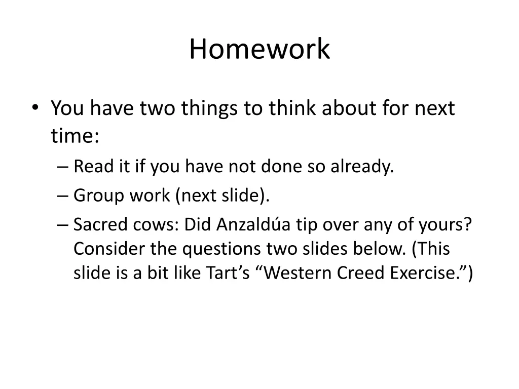 homework