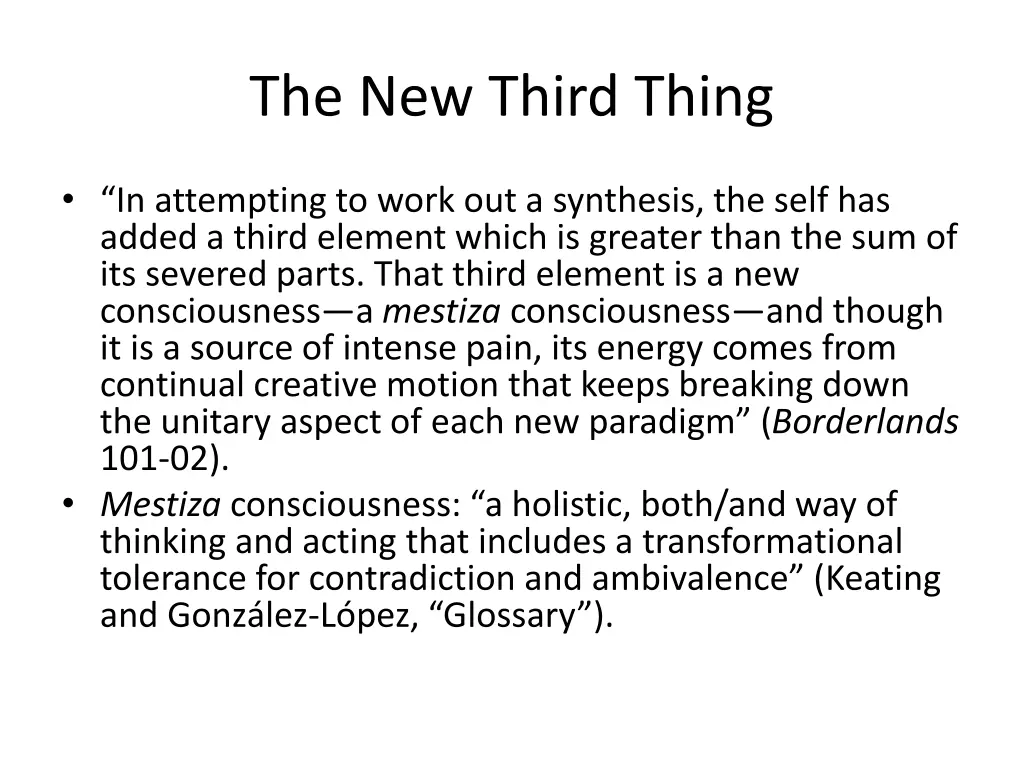 the new third thing