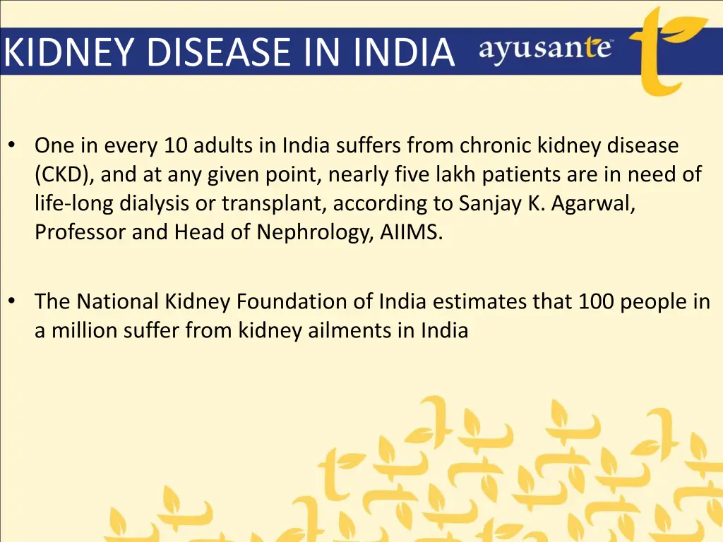 kidney disease in india