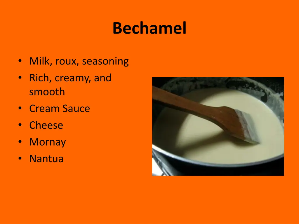 bechamel