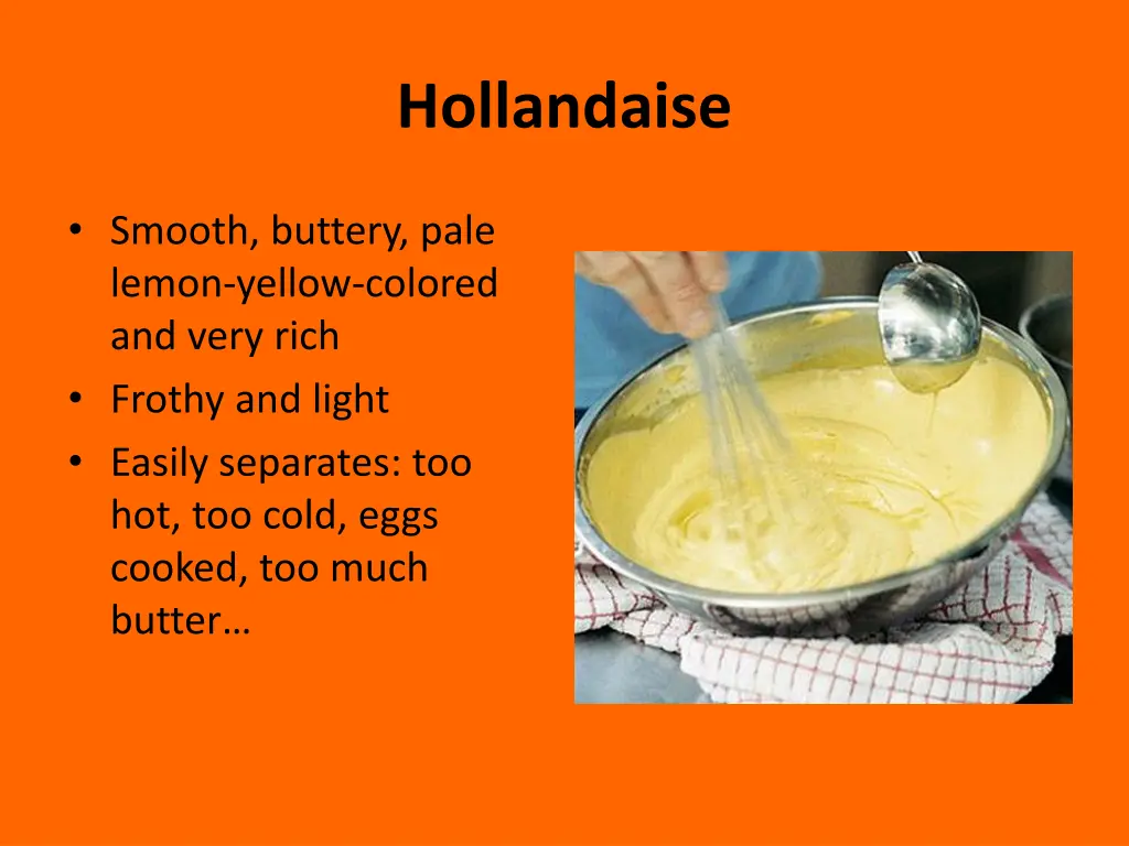 hollandaise