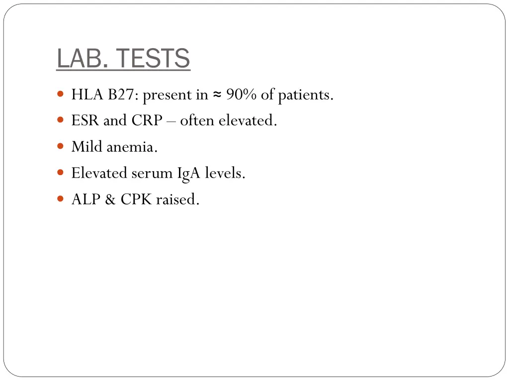 lab tests