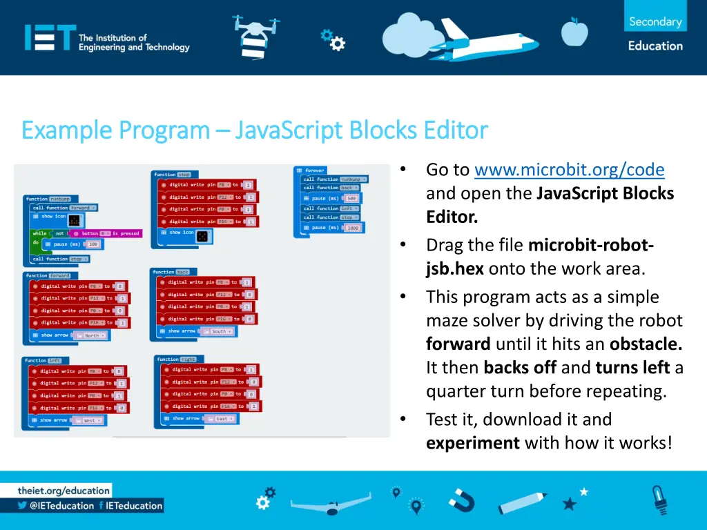 example program example program javascript blocks