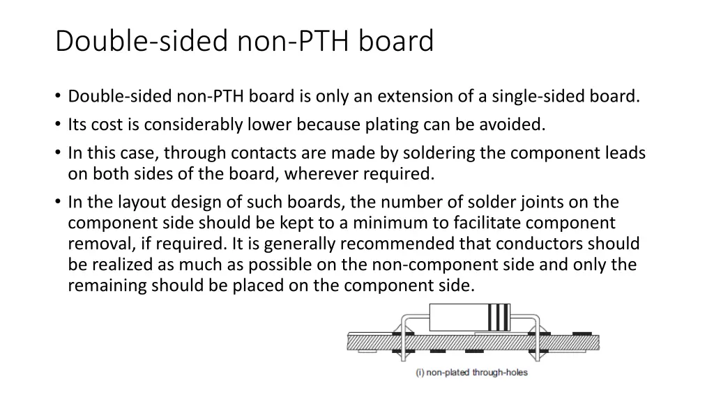 double sided non pth board