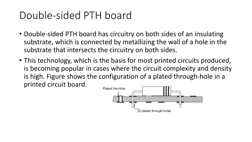 double sided pth board