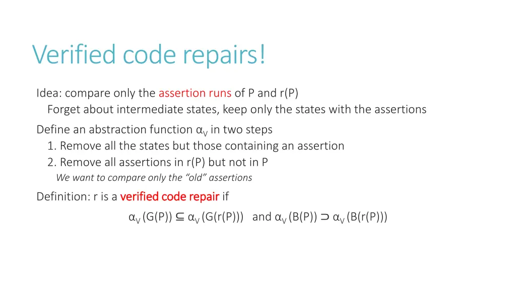 verified code repairs 1