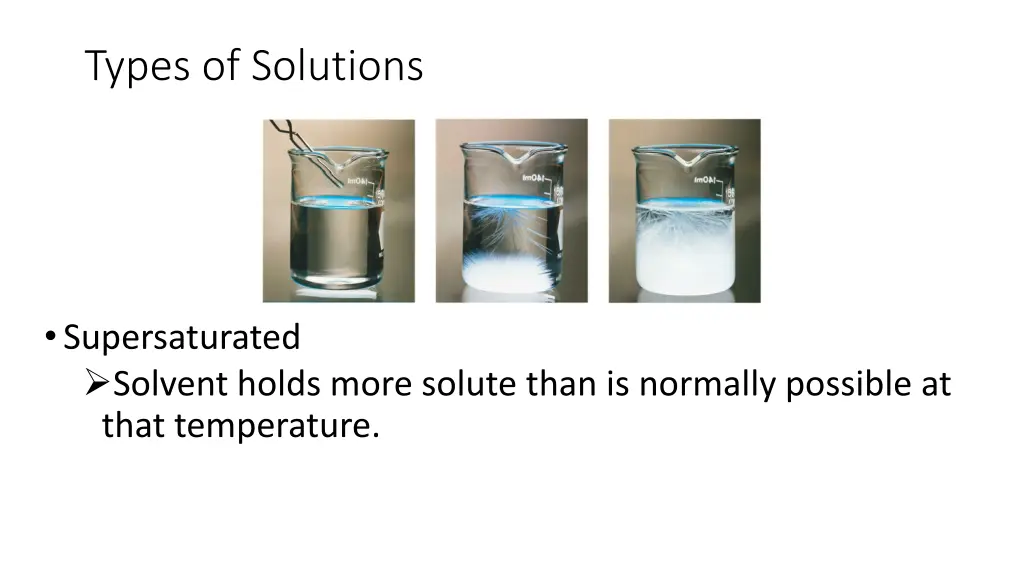 types of solutions 2