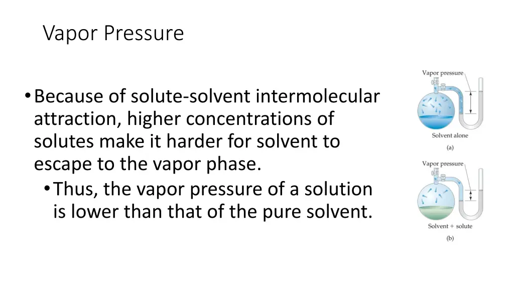 vapor pressure