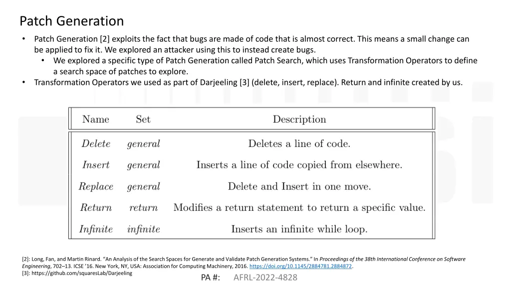 patch generation patch generation 2 exploits