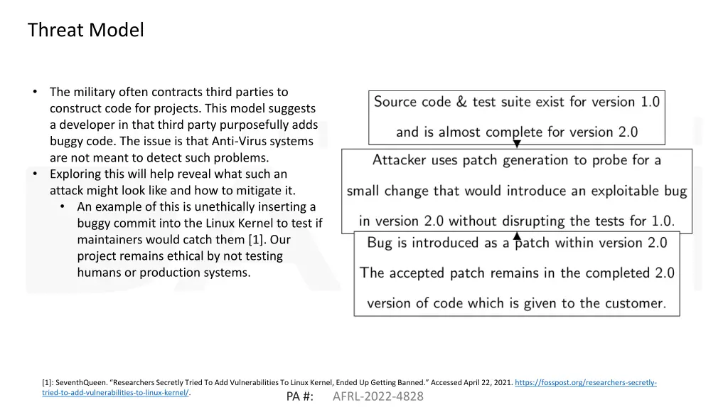 threat model