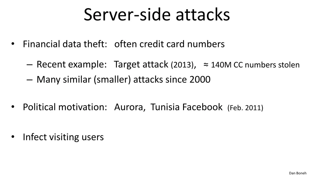 server side attacks