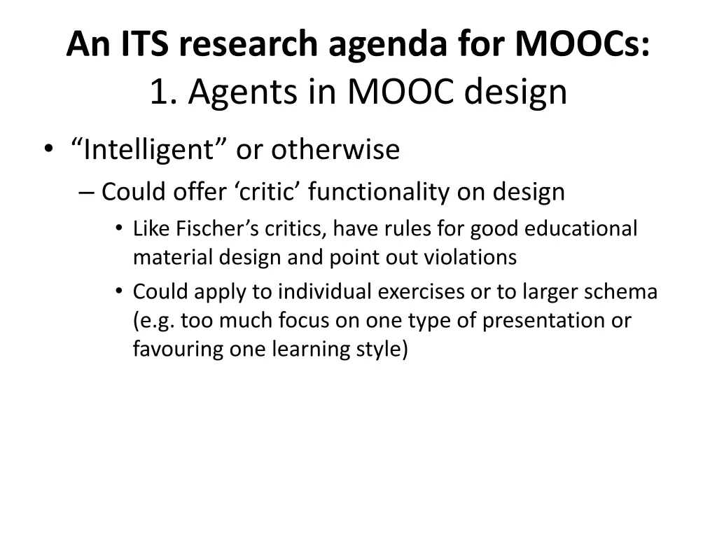 an its research agenda for moocs 1 agents in mooc