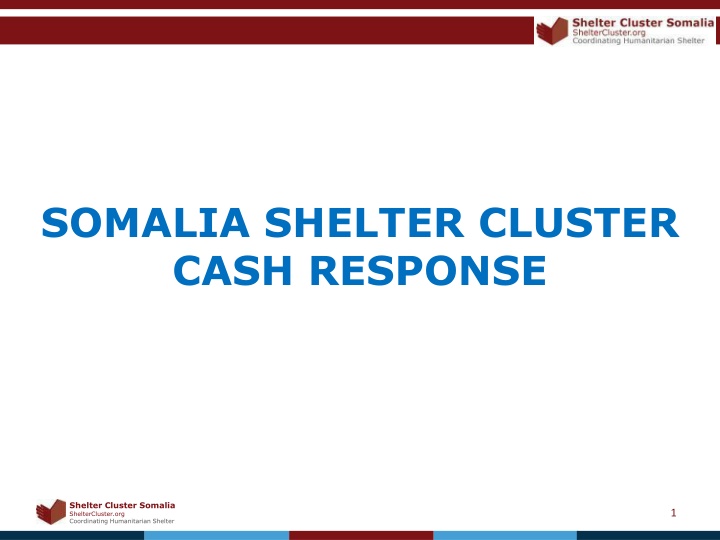 somalia shelter cluster cash response