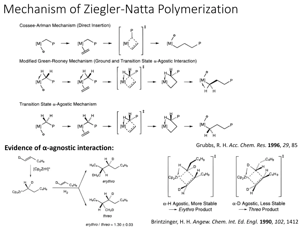 mechanism of ziegler natta polymerization