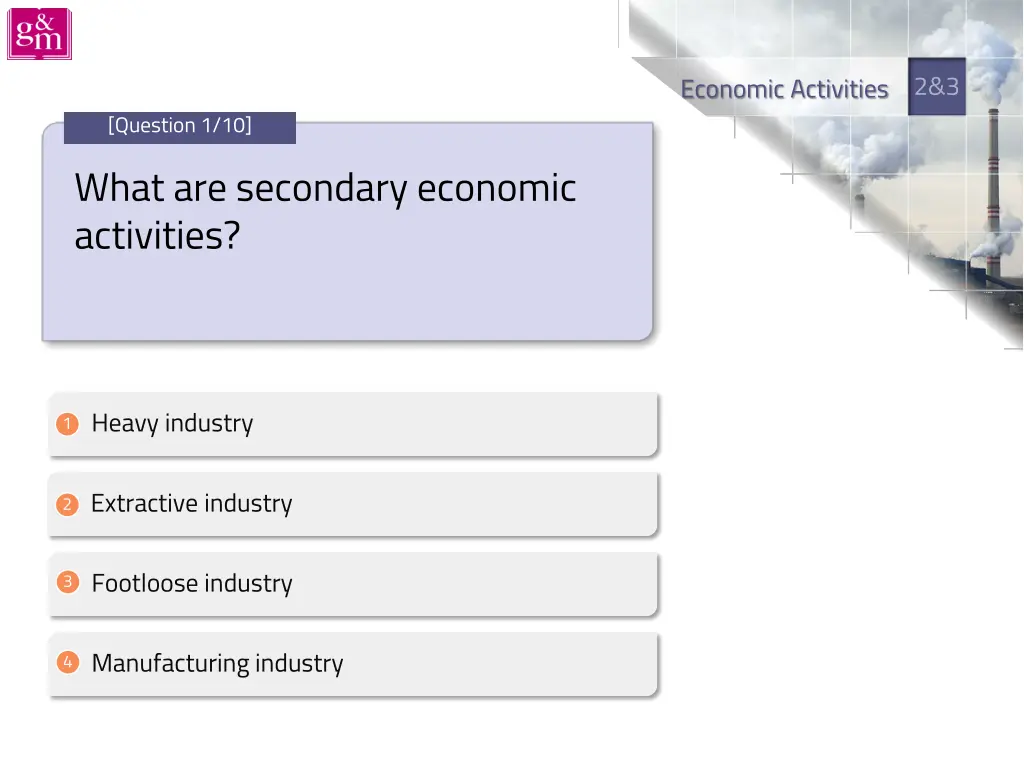 economic activities